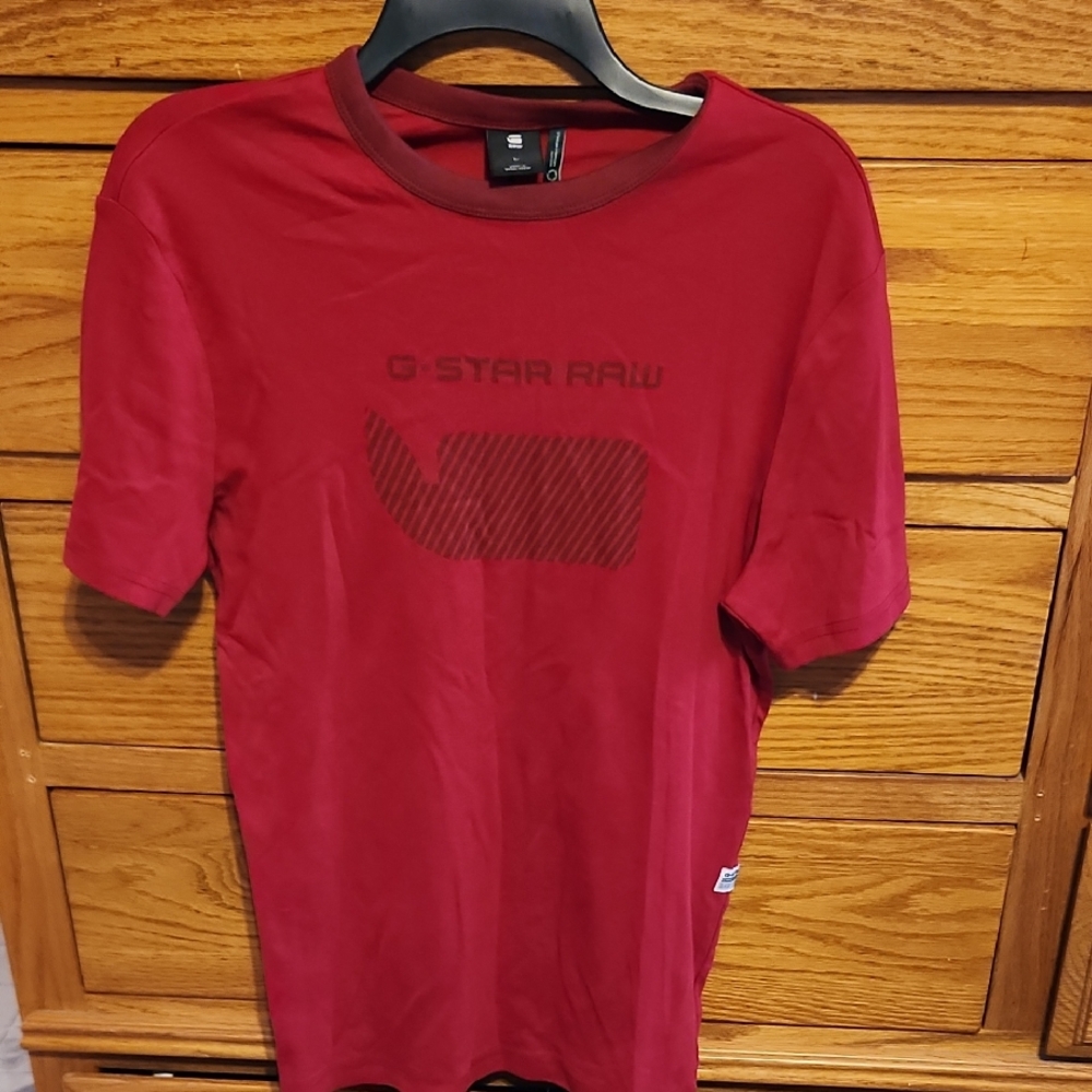 G-Star Men's Red T-Shirt